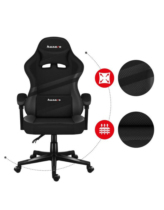 EAN 5903796013153 - Huzaro FORCE 4.4 CARBON Silla para videojuegos de PC Asiento (de seguridad) de butaca Negro, Carbono imagen 10