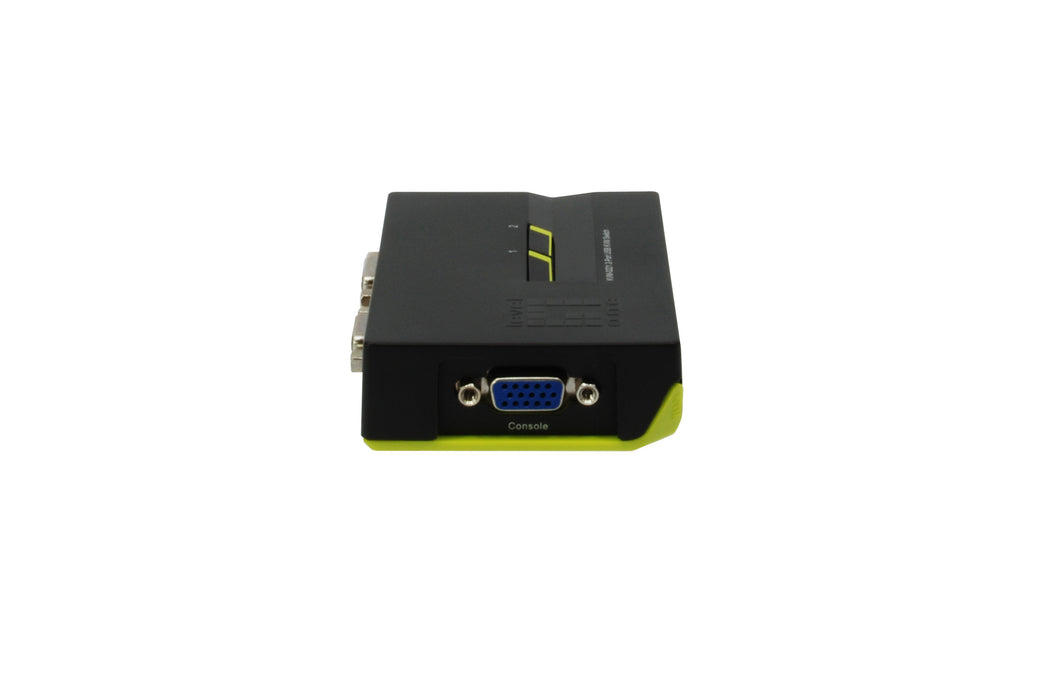 EAN 4015867137857 - LevelOne KVM-0221 interruptor KVM Negro, Verde imagen 6