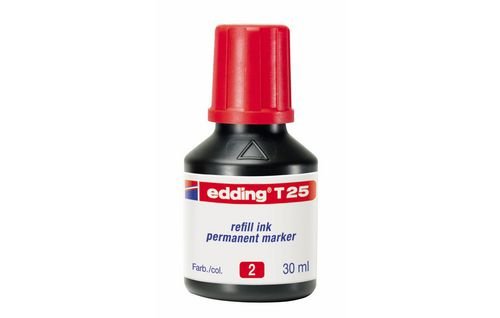 EAN 4004764023875 - Edding T-25 recambio para marcador Rojo 30 ml 1 pieza(s) imagen 1