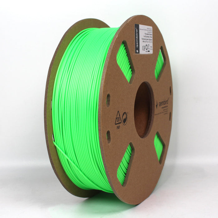EAN 8716309094757 - Gembird 3DP-PLA1.75-01-FG material de impresión 3d Ácido poliláctico (PLA) Verde fluorescente 1,4 kg imagen 2
