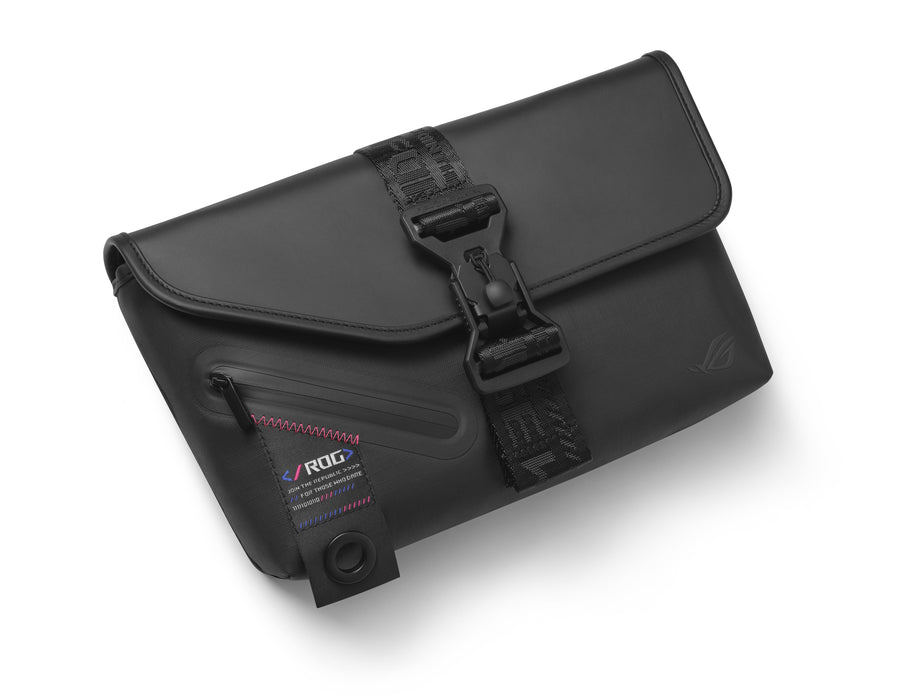 EAN 4711387219294 - ASUS ROG SLASH Sling Bag 2.0 Poliéster, Poliuretano (PU), Termoplástico de poliuretano (TPU) Negro, Azul, imagen 2