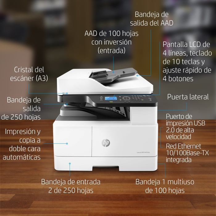 EAN 0194441017670 - HP LaserJet MFP M443nda Laser A3 1200 x 1200 DPI 24 ppm imagen 11