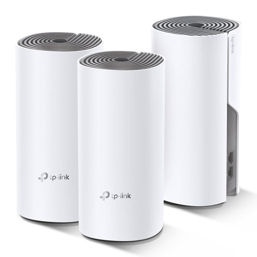 EAN 6935364085421 - TP-Link Deco E4 (3-pack) Doble banda (2,4 GHz / 5 GHz) Wi-Fi 5 (802.11ac) Blanco, Gris 2 Interno imagen 1