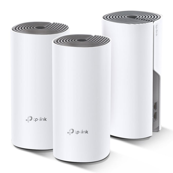 EAN 6935364085421 - TP-Link Deco E4 (3-pack) Doble banda (2,4 GHz / 5 GHz) Wi-Fi 5 (802.11ac) Blanco, Gris 2 Interno imagen 1
