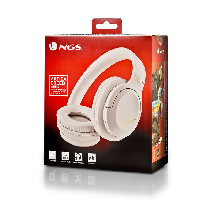 EAN 8435430621495 - NGS ARTICA GREED Auriculares Inalámbrico y alámbrico Diadema Llamadas/Música USB Tipo C Bluetooth Blanco imagen 10