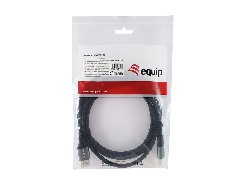 EAN 4015867239025 - Equip 119282 cable DisplayPort 2 m Plata, Negro imagen 7