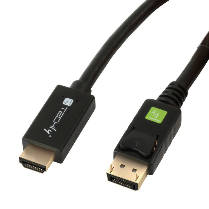 EAN 8054529020812 - Techly ICOC DSP-H12-010 adaptador de cable de vídeo 1 m DisplayPort HDMI Negro imagen 1