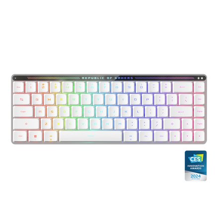 EAN 4711387334386 - ASUS 90MP03EC-BKSA10 teclado Juego USB + RF Wireless + Bluetooth Blanco imagen 9