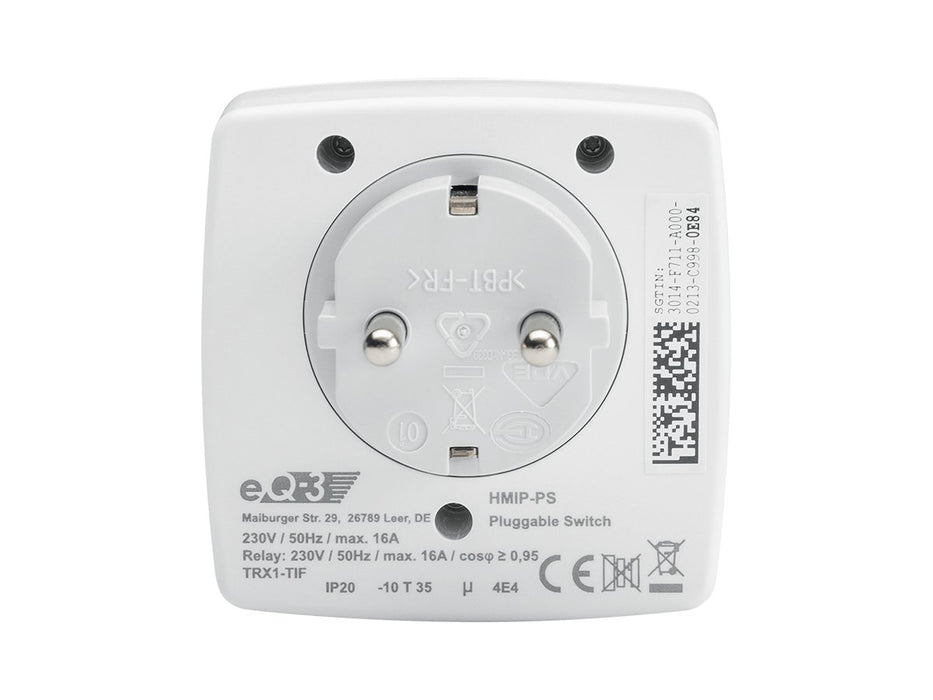 EAN 4047976573387 - Homematic IP HMIP-PS-2 enchufe inteligente 3680 W Hogar Blanco imagen 6