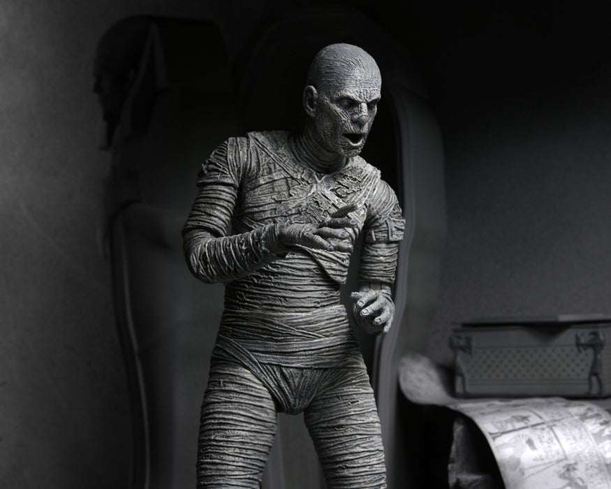 EAN 0634482048122 - NECA Ultimate Mummy (Black & White) imagen 13