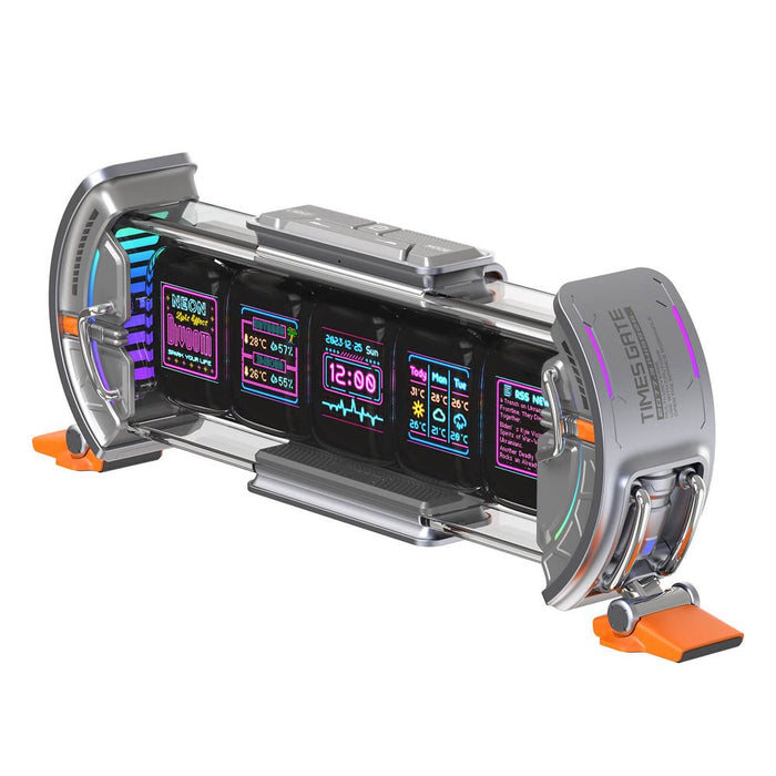 EAN 6958444604053 - Divoom Times Gate Reloj digital Otro Naranja, Plata imagen 5