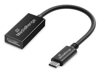 EAN 4260664877844 - MediaRange MRCS235 adaptador de cable de vídeo 0,2 m USB Tipo C DisplayPort Negro imagen 1