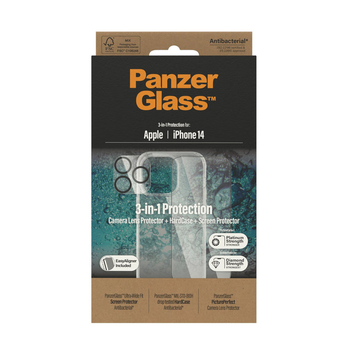 EAN 5711724204012 - PanzerGlass ® 3-in-1 Pack iPhone 14 Protector de pantalla Apple 1 pieza(s) imagen 3