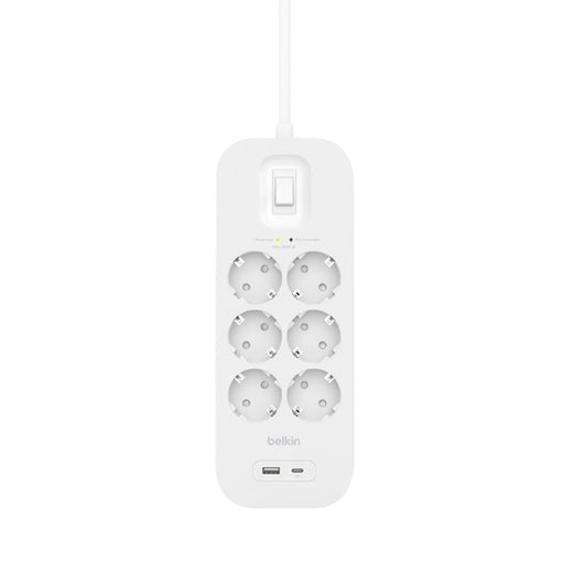 EAN 0745883855582 - Belkin Connect Blanco 6 salidas AC 2 m imagen 2