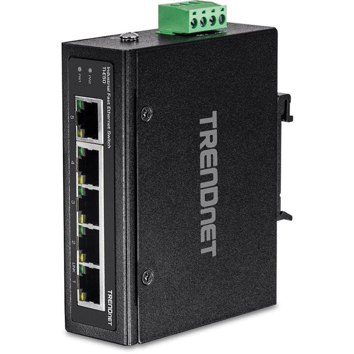 EAN 0710931161755 - Trendnet TI-E50 switch No administrado Fast Ethernet (10/100) Negro imagen 1