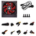 EAN 4044953503436 - Xilence XN225 unidad de fuente de alimentación 650 W 20+4 pin ATX ATX Negro, Rojo imagen 9