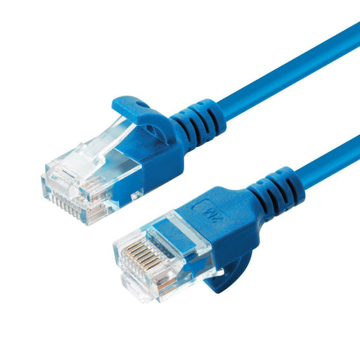 EAN 5715063036587 - Microconnect V-UTP6A003B-SLIM cable de red Azul 0,3 m Cat6a U/UTP (UTP) imagen 1