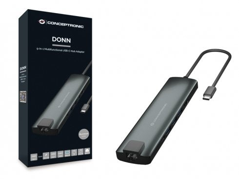 EAN 4015867224014 - Conceptronic DONN06G USB 3.2 Gen 1 (3.1 Gen 1) Type-C Negro, Plata imagen 3