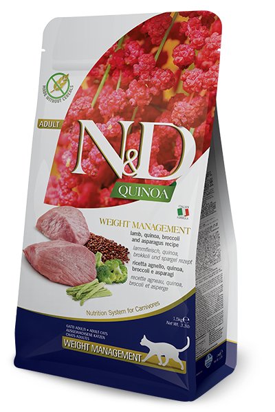 EAN 8010276036964 - Farmina Pet Food N&D Quinoa alimento seco para gatos 5 kg Adulto Cordero imagen 1