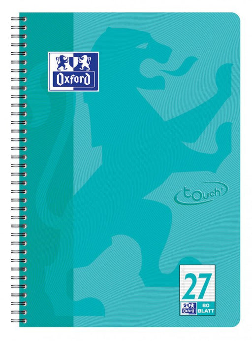 EAN 4006140021192 - Oxford TOUCH cuaderno y block A4+ 80 hojas Color aguamarina imagen 1