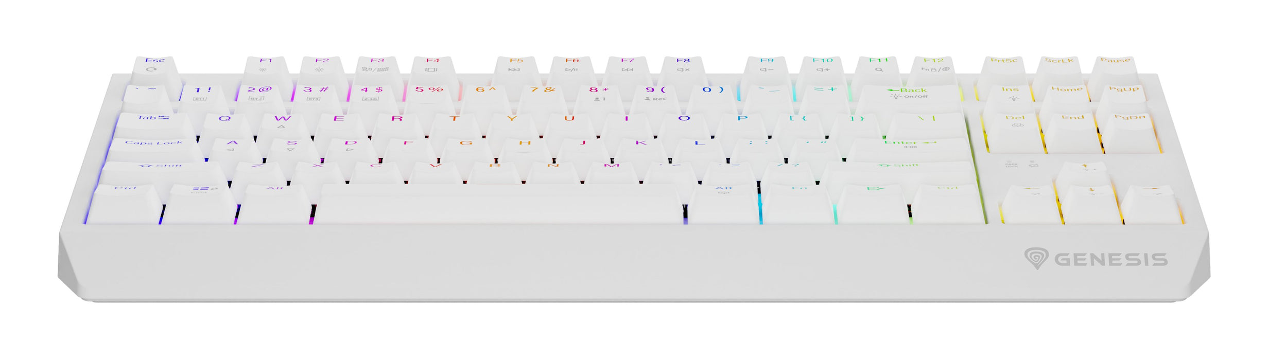 EAN 5901969444469 - GENESIS Thor 230 TKL teclado Juego USB + RF Wireless + Bluetooth QWERTY Inglés de EE. UU. Blanco imagen 6