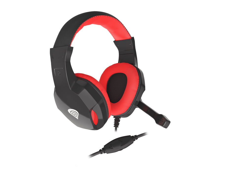 EAN 5901969420142 - GENESIS Argon 110 Auriculares Alámbrico Diadema Juego Negro, Rojo imagen 5