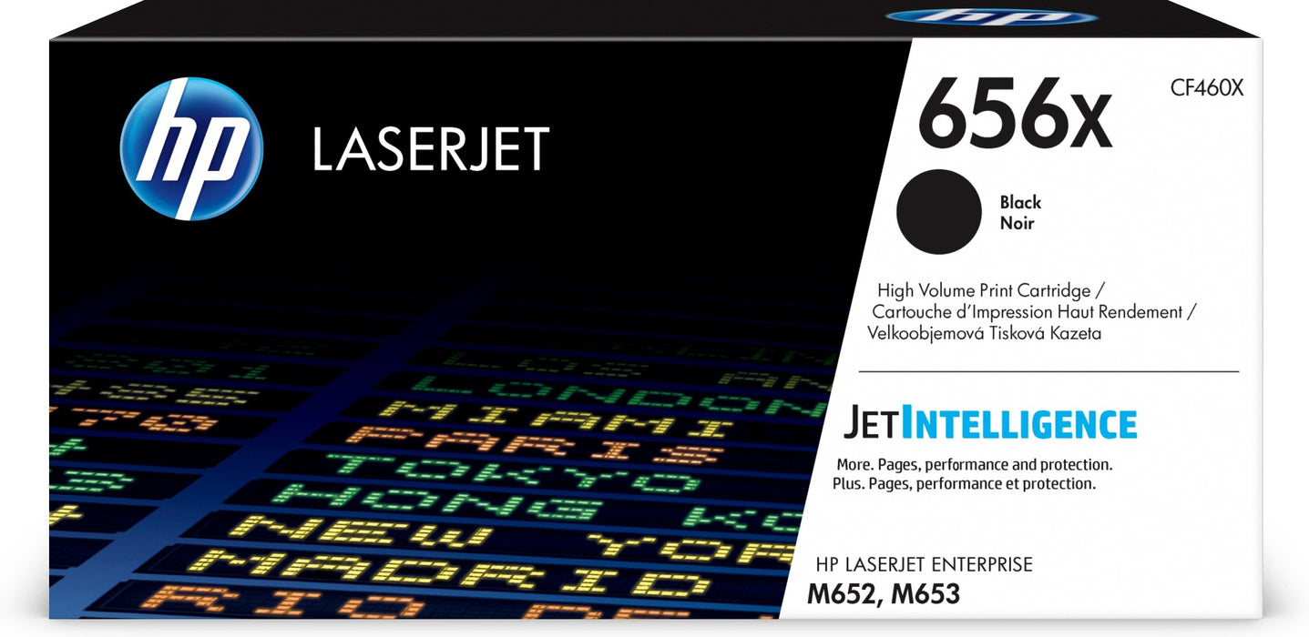 EAN 0889894325457 - HP 656X High Yield Black Original LaserJet Toner Cartridge cartucho de tóner 1 pieza(s) imagen 1