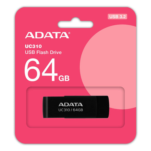 EAN 4711085941930 - ADATA UC310 unidad flash USB 64 GB USB tipo A 3.2 Gen 1 (3.1 Gen 1) Negro imagen 1