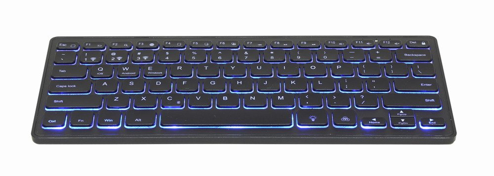 EAN 8716309113595 - Gembird KB-BTRGB-01-DE teclado Universal Bluetooth QWERTZ Alemán Negro imagen 3