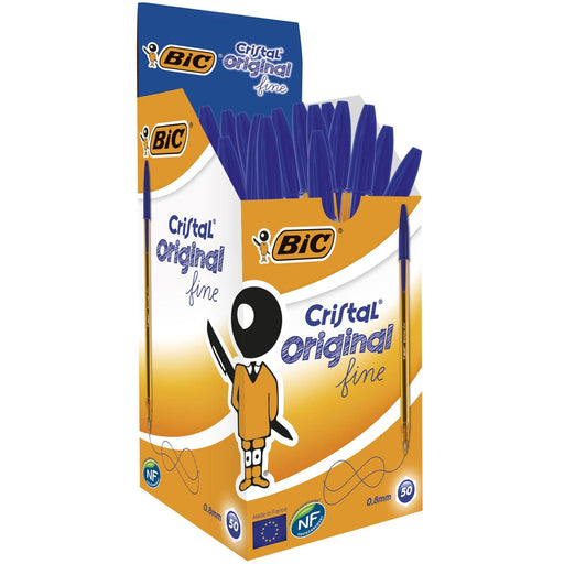 EAN 3086123134478 - BIC 872730 bolígrafo Azul Fino 50 pieza(s) imagen 1