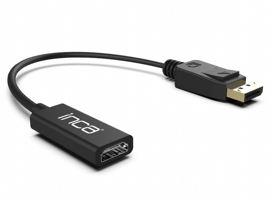 EAN 8697980470156 - Inca IDTH-07 adaptador de cable de vídeo 0,2 m DisplayPort HDMI tipo A (Estándar) Negro imagen 1