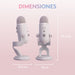 EAN 5099206106239 - Blue Microphones Yeti Aurora Collection Blanco Micrófono de superficie para mesa imagen 10