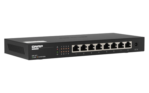 EAN 4713213519851 - QNAP QSW-1108-8T switch No administrado 2.5G Ethernet (100/1000/2500) Negro imagen 2