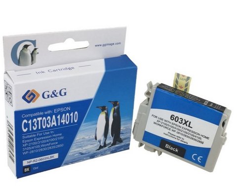 EAN 6939385916535 - G&G NP-R-0603XLBK cartucho de tinta 1 pieza(s) Compatible Negro imagen 1