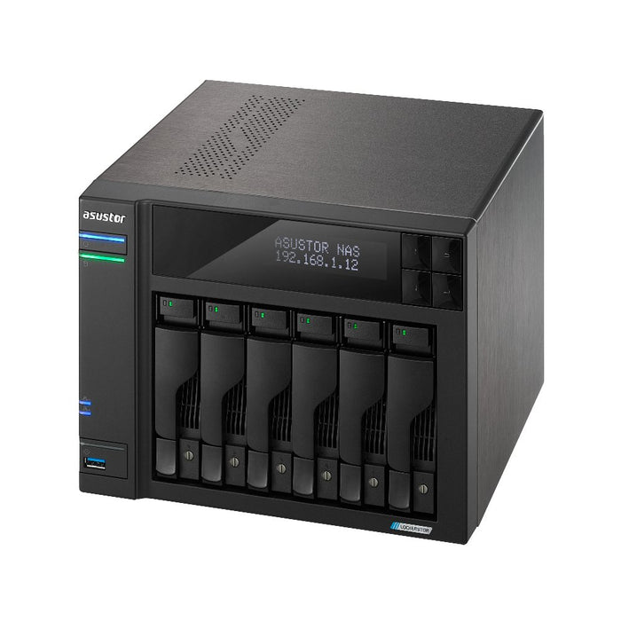 EAN 0887372901629 - Asustor LOCKERSTOR 6 NAS Escritorio Intel® Celeron® N5105 8 GB DDR4 Unidad de disco duro ADM Negro imagen 4