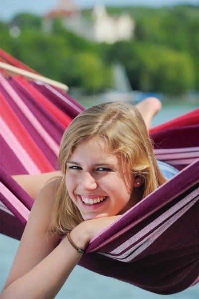 EAN 4030454003803 - AMAZONAS AZ-4220000 hamaca Hamaca de tela 1 personas(s) Algodón, Poliéster, Acero Multicolor imagen 3