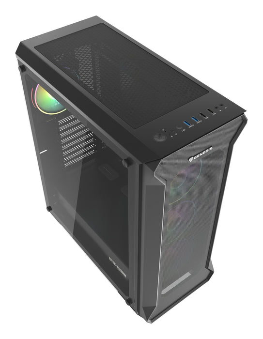 EAN 5901969420890 - GENESIS Irid 505 ARGB Midi Tower Negro, Transparente imagen 7