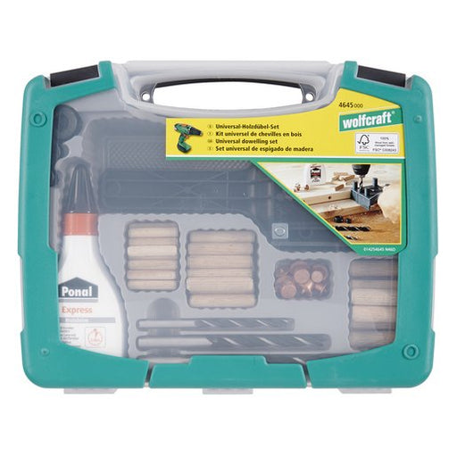 EAN 4006885464506 - wolfcraft GmbH 4645000 clavija Madera Alrededor imagen 1