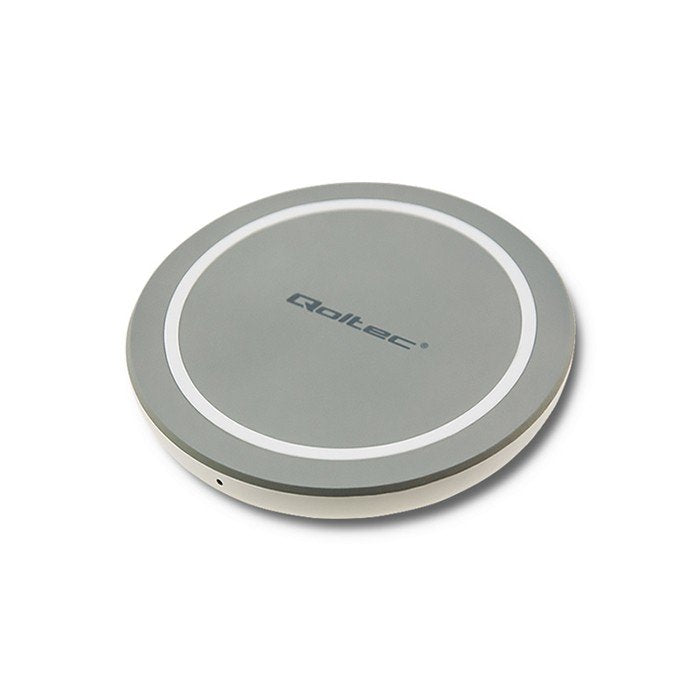 EAN 5901878518404 - Qoltec 51840 cargador de dispositivo móvil Otro, Smartphone, Tableta Gris CC Cargador inalámbrico Carga r imagen 1