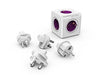 EAN 8718444082859 - Allocacoc PowerCube ReWirable base múltiple 5 salidas AC Interior Púrpura imagen 1