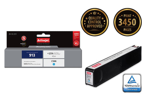 EAN 5901443109990 - Activejet AH-913CR cartucho de tinta 1 pieza(s) Compatible Alto rendimiento (XL) Cian imagen 1
