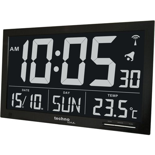 EAN 4029665080079 - Technoline WS8007 Reloj despertador digital Negro imagen 1