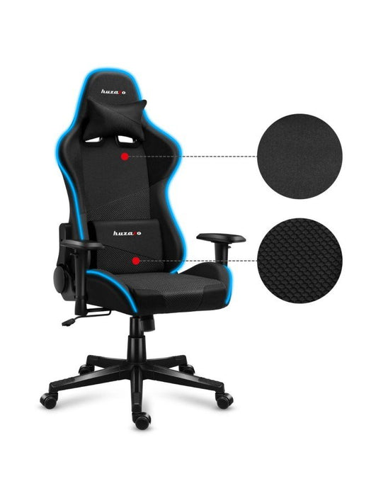 EAN 5903796013047 - Huzaro Force 6.2 RGB Silla para videojuegos de PC Asiento (de seguridad) de butaca Negro imagen 9