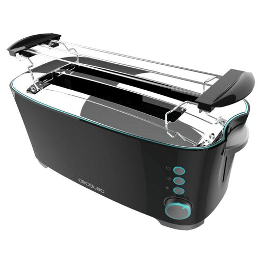 EAN 8435484021807 - Cecotec 02180 tostadora 7 4 rebanada(s) 1350 W Negro, Acero inoxidable imagen 2