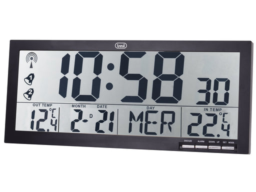 EAN 8011000040479 - Trevi OM 3530 RC Reloj digital Rectángulo Negro imagen 2