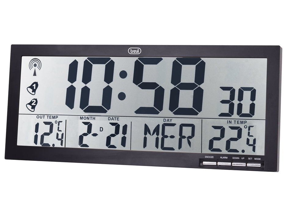 EAN 8011000040479 - Trevi OM 3530 RC Reloj digital Rectángulo Negro imagen 2