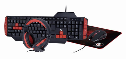 EAN 8716309113557 - Gembird GGS-UMG4-02 teclado Ratón incluido Juego USB QWERTY Inglés de EE. UU. Negro imagen 1