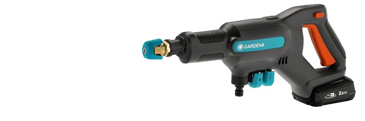 EAN 4078500053471 - Gardena AquaClean 24/18V P4A Limpiadora de alta presión o Hidrolimpiadora Compacto Batería 250 l/h Negro, imagen 3