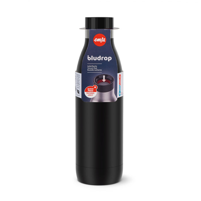 EAN 4009049537573 - EMSA Bludrop Color N31109 Uso diario 700 ml Acero inoxidable Negro imagen 7