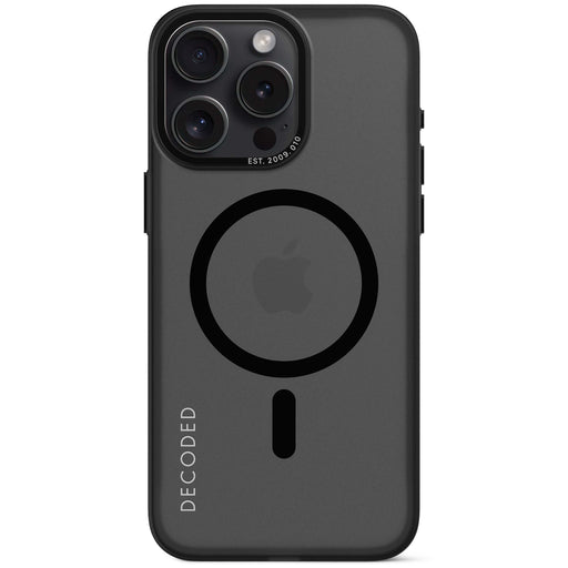 EAN 8720593010805 - Decoded D24IPO15PMBCT2FK funda para teléfono móvil 17 cm (6.7") Negro, Transparente imagen 1